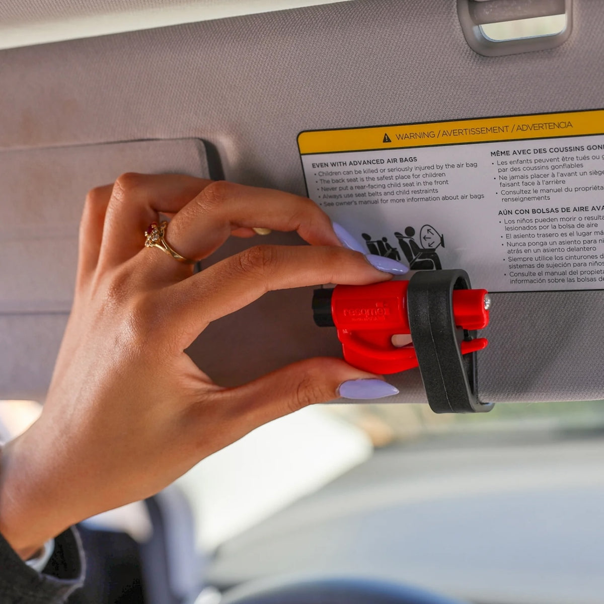 ResQMe Tool Sun Visor Clip